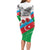 Azerbaijan Qara Yanvar Family Matching Long Sleeve Bodycon Dress and Hawaiian Shirt with Flag Style LT9 - Wonder Print Shop