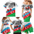 Azerbaijan Qara Yanvar Family Matching Mermaid Dress and Hawaiian Shirt with Flag Style LT9 - Wonder Print Shop