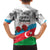 Azerbaijan Qara Yanvar Family Matching Off The Shoulder Long Sleeve Dress and Hawaiian Shirt with Flag Style - Wonder Print Shop