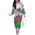 Azerbaijan Qara Yanvar Family Matching Off The Shoulder Long Sleeve Dress and Hawaiian Shirt with Flag Style - Wonder Print Shop