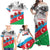 Azerbaijan Qara Yanvar Family Matching Off Shoulder Maxi Dress and Hawaiian Shirt with Flag Style LT9 - Wonder Print Shop