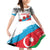 Azerbaijan Qara Yanvar Family Matching Off Shoulder Short Dress and Hawaiian Shirt with Flag Style LT9 - Wonder Print Shop