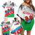 Azerbaijan Qara Yanvar Family Matching Off Shoulder Short Dress and Hawaiian Shirt with Flag Style LT9 - Wonder Print Shop