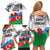 Azerbaijan Qara Yanvar Family Matching Off Shoulder Short Dress and Hawaiian Shirt with Flag Style LT9 - Wonder Print Shop