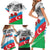 Azerbaijan Qara Yanvar Family Matching Short Sleeve Bodycon Dress and Hawaiian Shirt with Flag Style - Wonder Print Shop