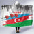 Azerbaijan Qara Yanvar Hooded Blanket with Flag Style