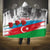 Azerbaijan Qara Yanvar Hooded Blanket with Flag Style