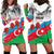 Azerbaijan Qara Yanvar Hoodie Dress with Flag Style - Wonder Print Shop