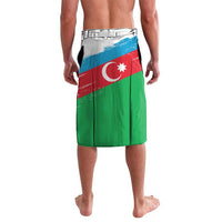 Flag-print sarong lavalava skirt showing front panel with crescent and stars