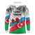 Azerbaijan Qara Yanvar Long Sleeve Polo Shirt with Flag Style - Wonder Print Shop