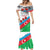 Azerbaijan Qara Yanvar Mermaid Dress with Flag Style - Wonder Print Shop