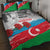 Azerbaijan Qara Yanvar Quilt Bed Set with Flag Style - Wonder Print Shop