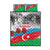 Azerbaijan Qara Yanvar Quilt Bed Set with Flag Style - Wonder Print Shop