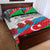 Azerbaijan Qara Yanvar Quilt Bed Set with Flag Style - Wonder Print Shop