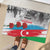 Azerbaijan Qara Yanvar Rubber Doormat with Flag Style - Wonder Print Shop