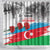 Azerbaijan Qara Yanvar Shower Curtain with Flag Style