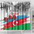 Azerbaijan Qara Yanvar Shower Curtain with Flag Style