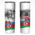 Azerbaijan Qara Yanvar Skinny Tumbler with Flag Style - Wonder Print Shop