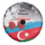 Azerbaijan Qara Yanvar Spare Tire Cover with Flag Style - Wonder Print Shop