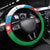 Azerbaijan Qara Yanvar Steering Wheel Cover with Flag Style - Wonder Print Shop