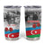 Azerbaijan Qara Yanvar Tumbler Cup with Flag Style - Wonder Print Shop