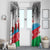 Azerbaijan Qara Yanvar Window Curtain with Flag Style - Wonder Print Shop