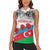 Azerbaijan Qara Yanvar Women Sleeveless Polo Shirt with Flag Style - Wonder Print Shop