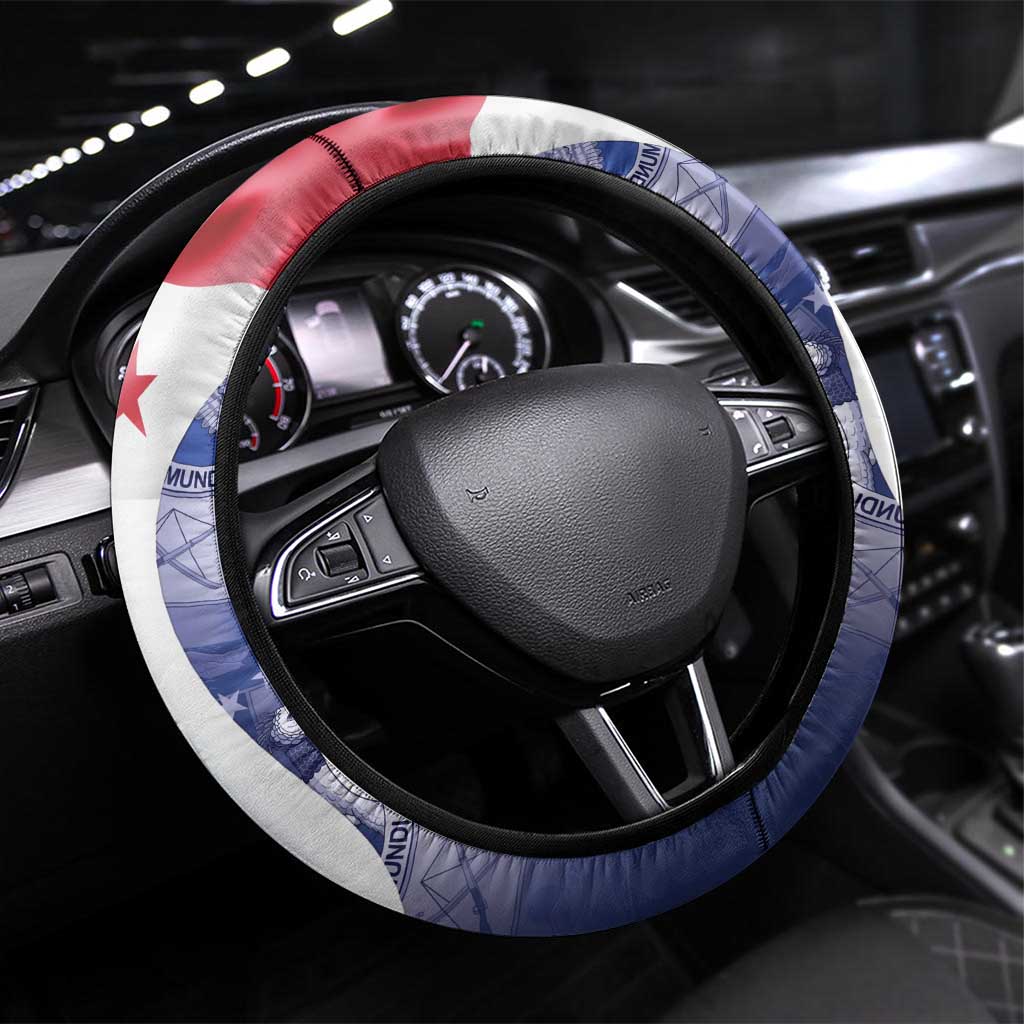 Panama Dia de los Martires Steering Wheel Cover Panama Martyrs' Day Raises Flag