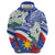 Philippines Flag Zip Hoodie Sampaguita Jasmine with Polynesian Tribal - Wonder Print Shop