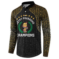 Custom Egypt Pharaohs Button Sweatshirt African Football Champions 2025