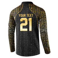 Custom Egypt Pharaohs Button Sweatshirt African Football Champions 2025