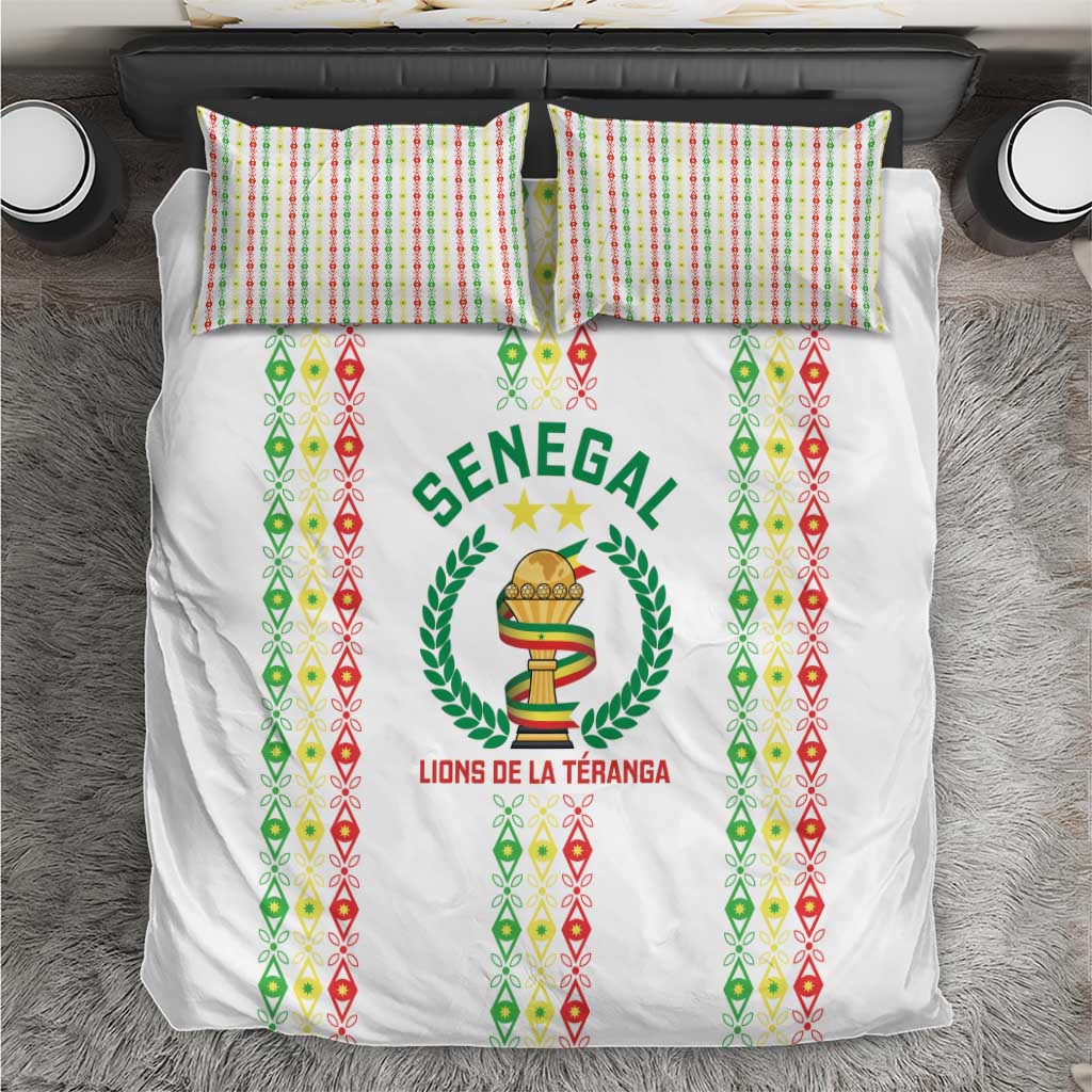 Senegal Lions of Teranga Bedding Set African Football Champions 2025
