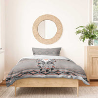 Native American Buffalo Skull Bedding Set with Dream Catchers Feathers