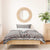 Native American Buffalo Skull Bedding Set with Dream Catchers Feathers