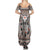 Native American Buffalo Skull Family Matching Summer Maxi Dress and Hawaiian Shirt with Dream Catchers Feathers