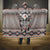 Native American Buffalo Skull Hooded Blanket with Dream Catchers Feathers