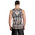 Native American Buffalo Skull Men Tank Top with Dream Catchers Feathers