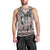 Native American Buffalo Skull Men Tank Top with Dream Catchers Feathers