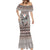 Native American Buffalo Skull Mermaid Dress with Dream Catchers Feathers