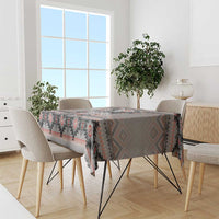 Native American Buffalo Skull Tablecloth with Dream Catchers Feathers