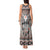 Native American Buffalo Skull Tank Maxi Dress with Dream Catchers Feathers