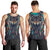 Native American Wolves Men Tank Top with Dream Catchers Feathers