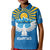 Kyrgyzstan Falcon Personalized Kid Polo Shirt Tian Shan Mountains Rising Sun