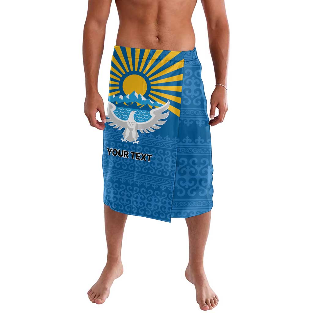 Kyrgyzstan Falcon Personalized Lavalava Tian Shan Mountains Rising Sun