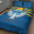 Kyrgyzstan Falcon Personalized Quilt Bed Set Tian Shan Mountains Rising Sun