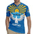 Kyrgyzstan Falcon Personalized Rugby Jersey Tian Shan Mountains Rising Sun