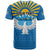 Kyrgyzstan Falcon Personalized T Shirt Tian Shan Mountains Rising Sun