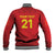 Kyrgyzstan Football Custom Baseball Jacket Kazakh Pattern