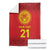 Kyrgyzstan Football Custom Blanket Kazakh Pattern