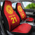 Kyrgyzstan Football Custom Car Seat Cover Kazakh Pattern